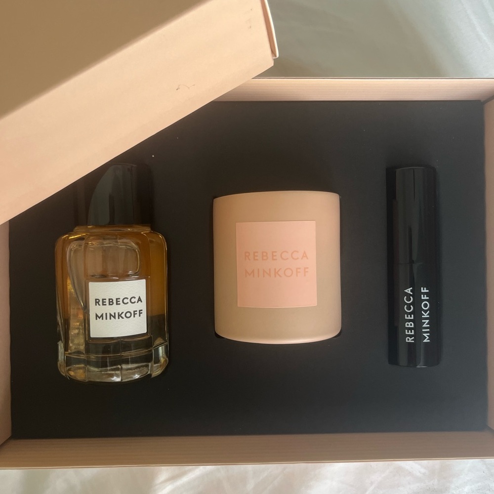 Rebecca Minkoff perfume and candle set